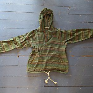 Outerknown Green Poncho Hoody